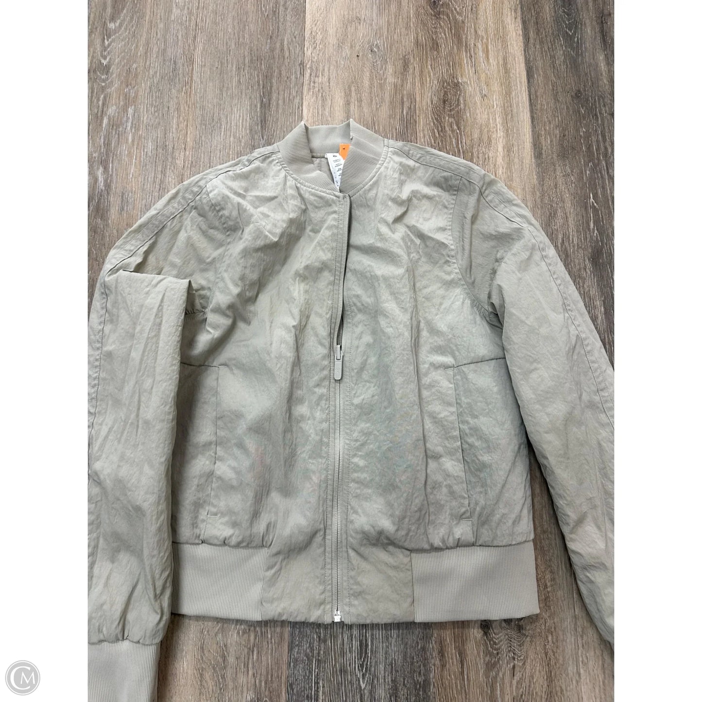 Athletic Jacket By Lululemon In Green, Size: 6