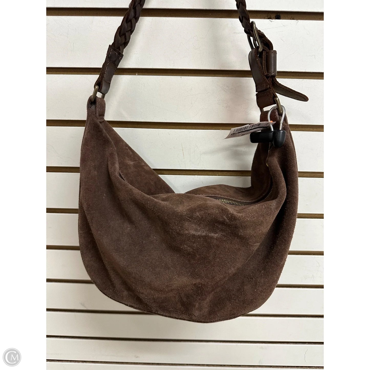 Handbag Leather By Parker Clay, Size: Medium