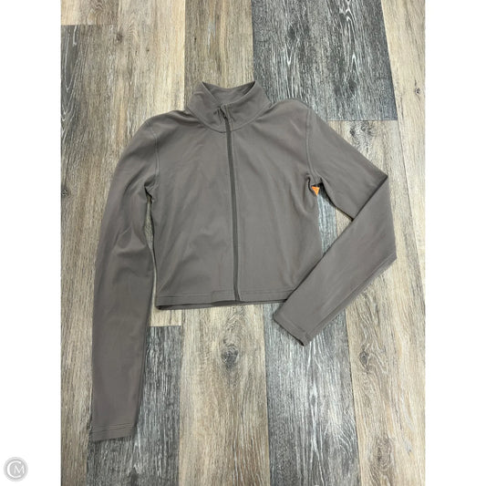 Athletic Jacket By Aritzia In Tan, Size: S