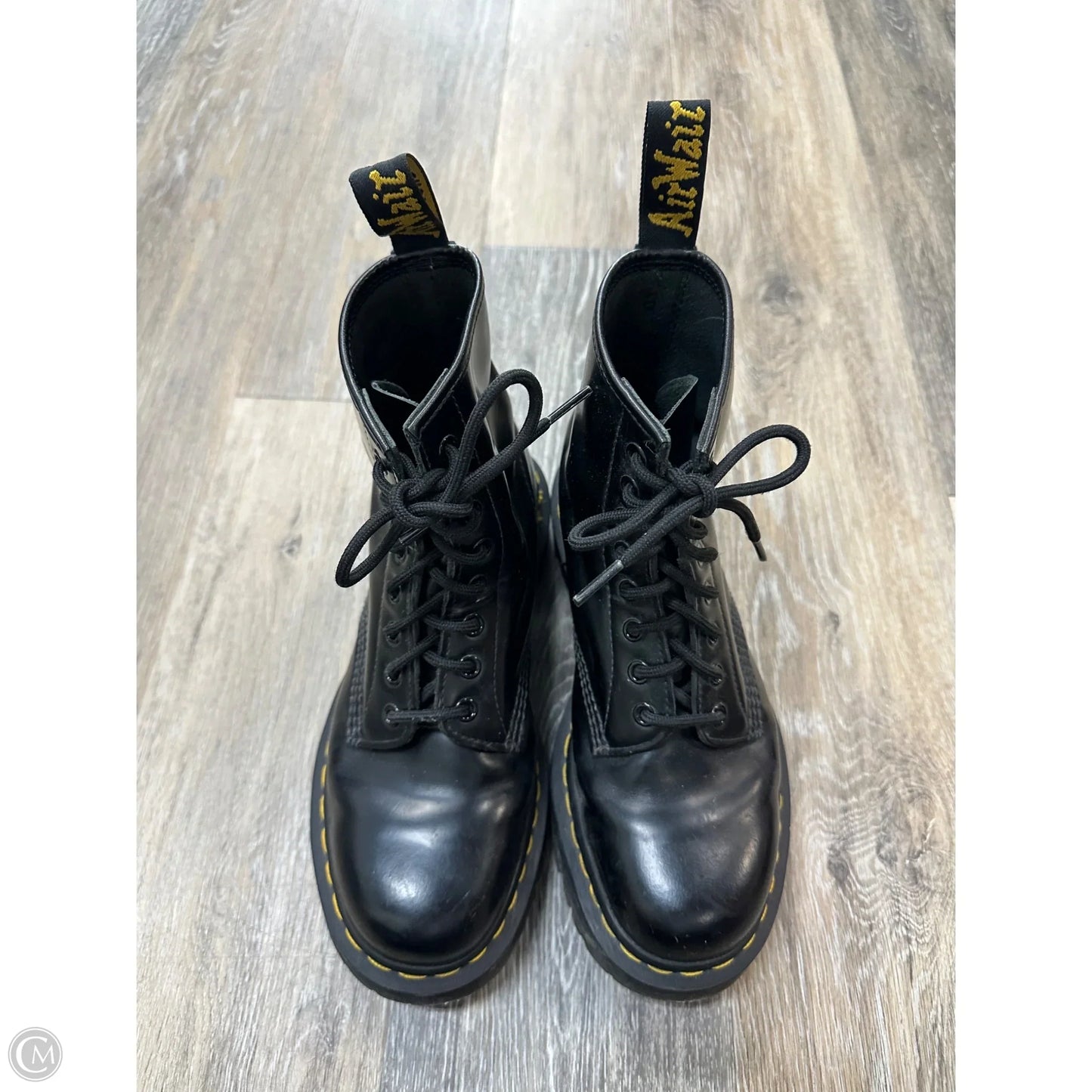 Boots Ankle Flats By Dr Martens In Black, Size: 9