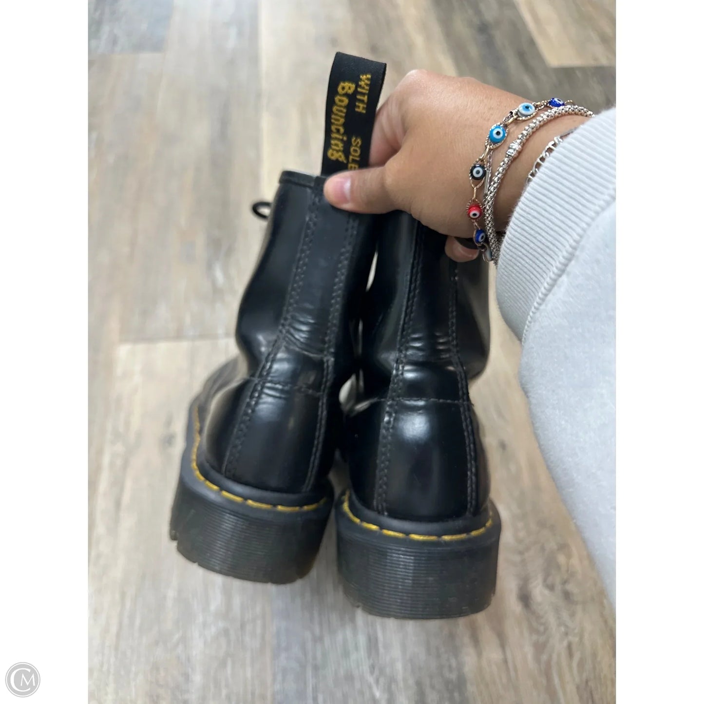 Boots Ankle Flats By Dr Martens In Black, Size: 9