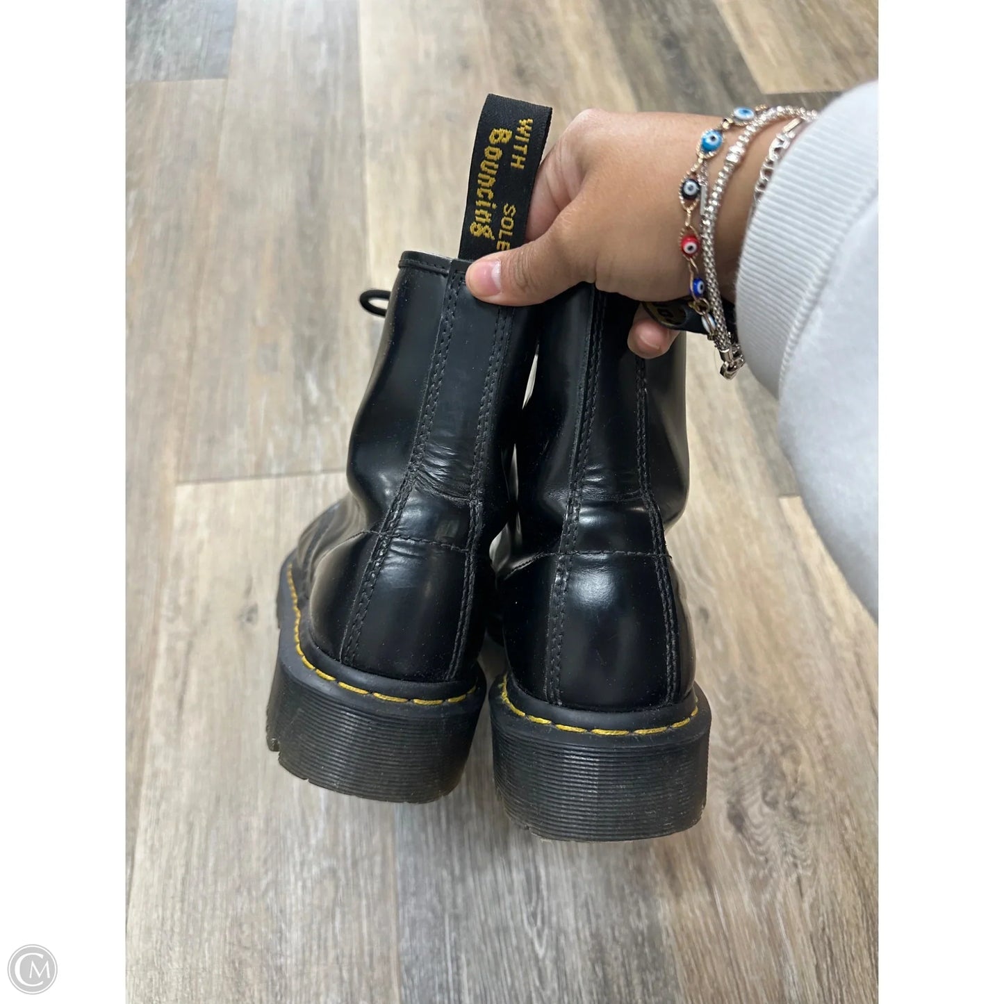 Boots Ankle Flats By Dr Martens In Black, Size: 9