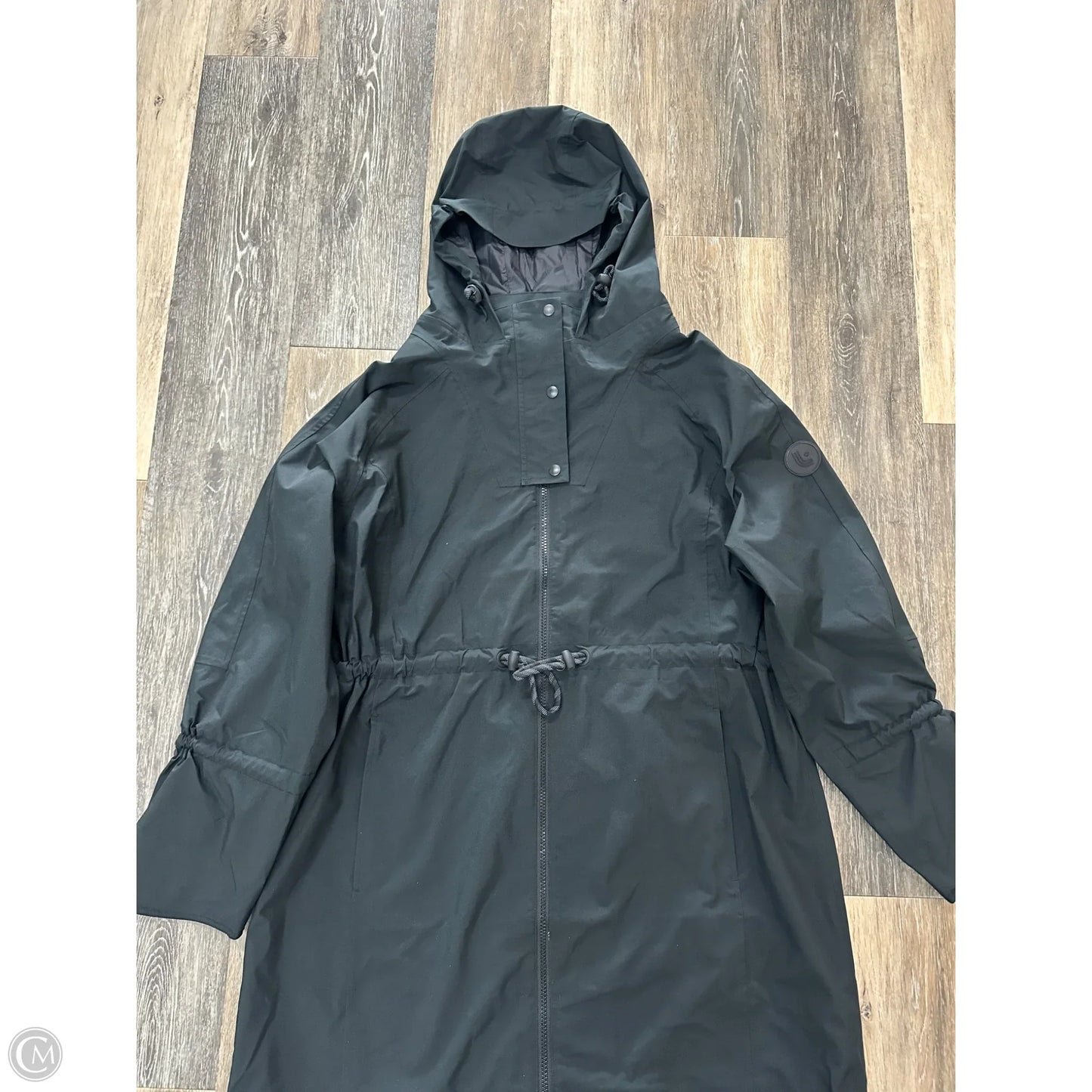 Coat Raincoat By Lole In Black, Size: L