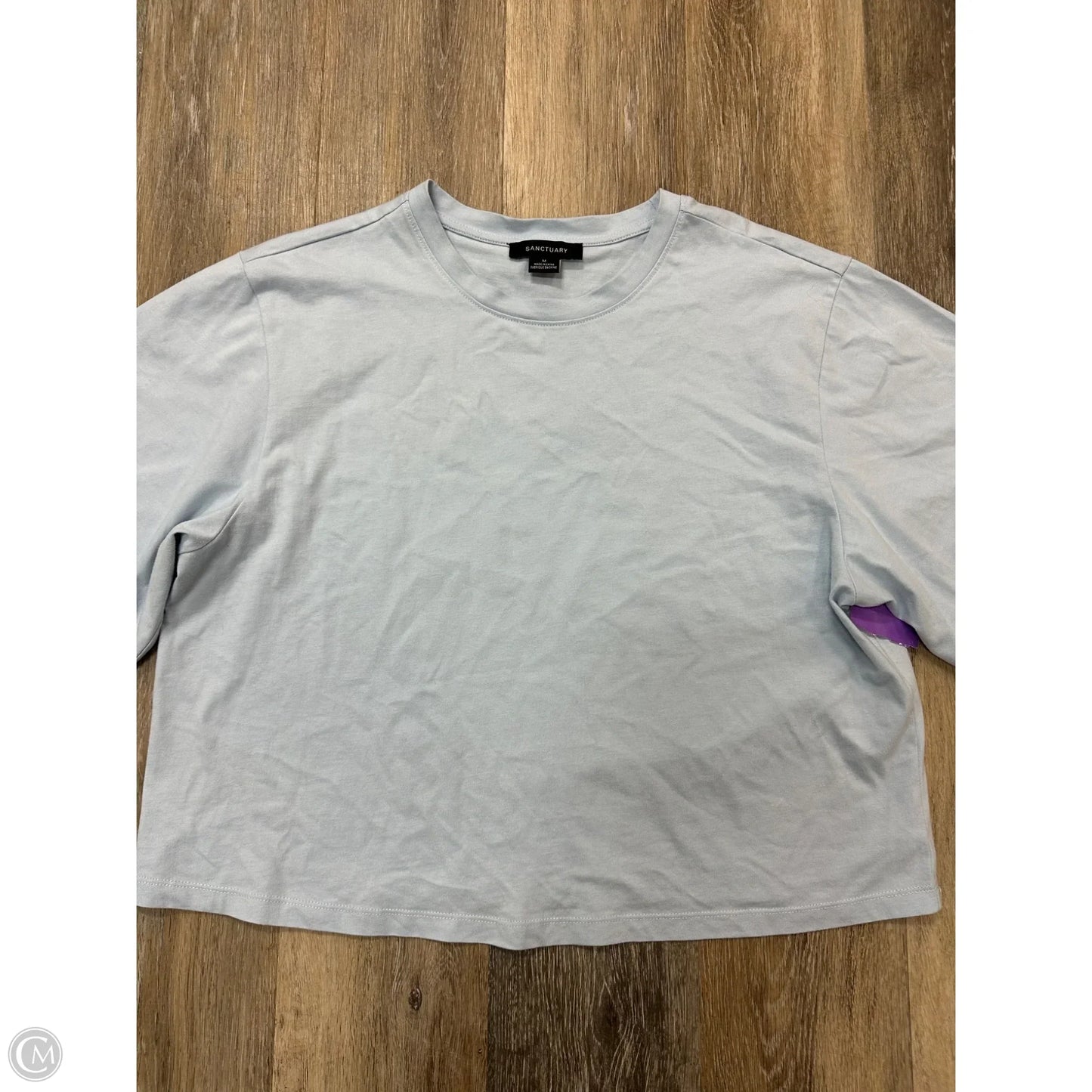 Top Short Sleeve By Sanctuary In Blue, Size: M