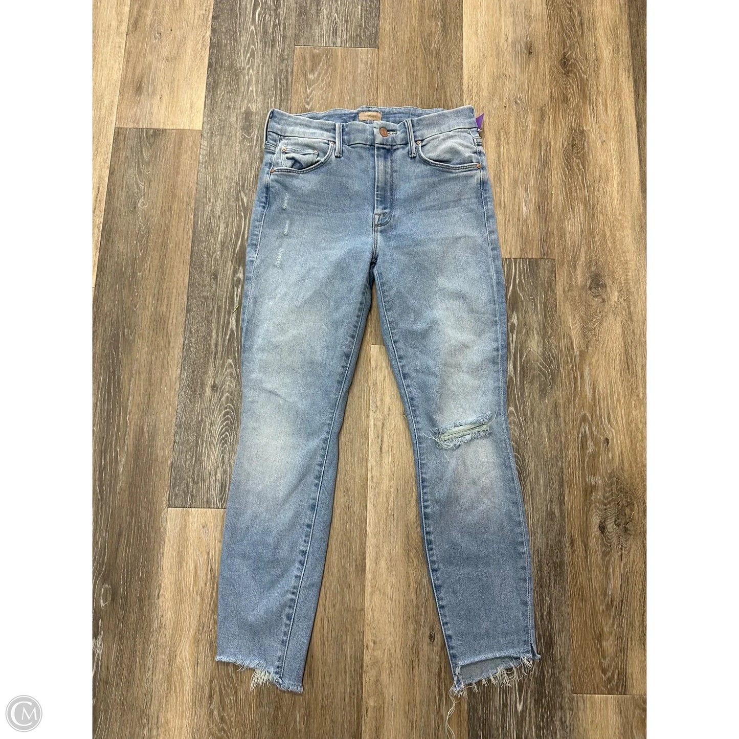 Jeans Skinny By Mother In Blue Denim, Size: 6
