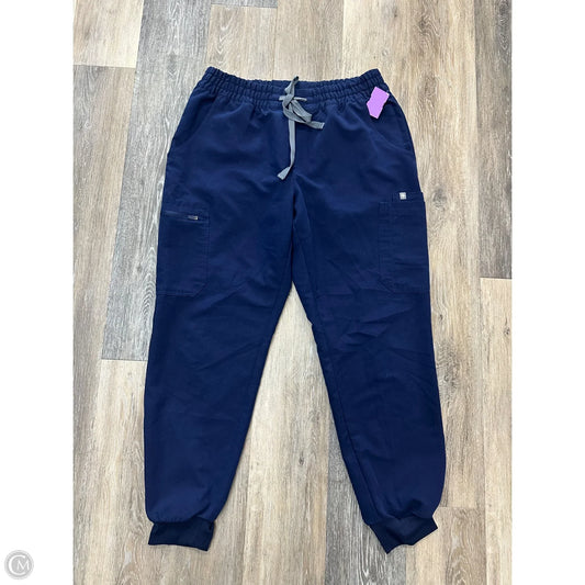 Athletic Pants By Figs In Blue, Size: L