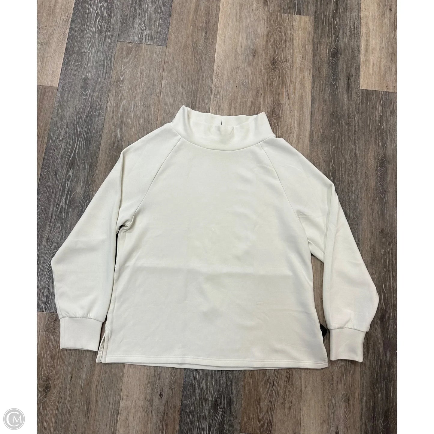 Athletic Sweatshirt Collar By Varley In Cream, Size: M