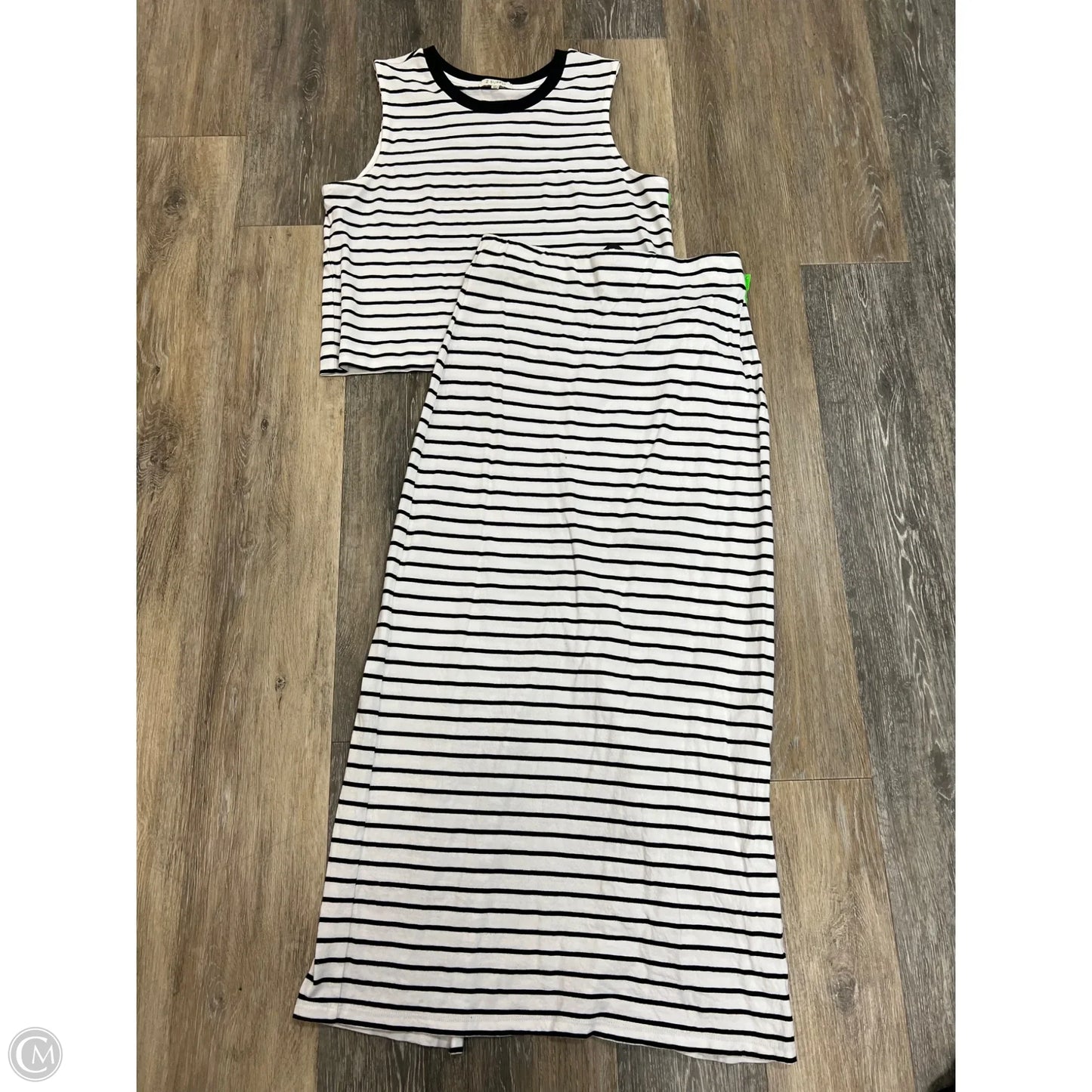 Skirt Set 2pc By Z Supply In Striped Pattern, Size: M