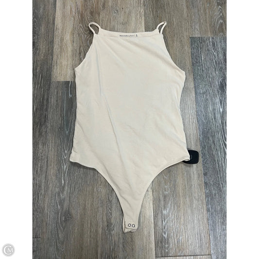 Bodysuit By Abercrombie And Fitch In Tan, Size: M