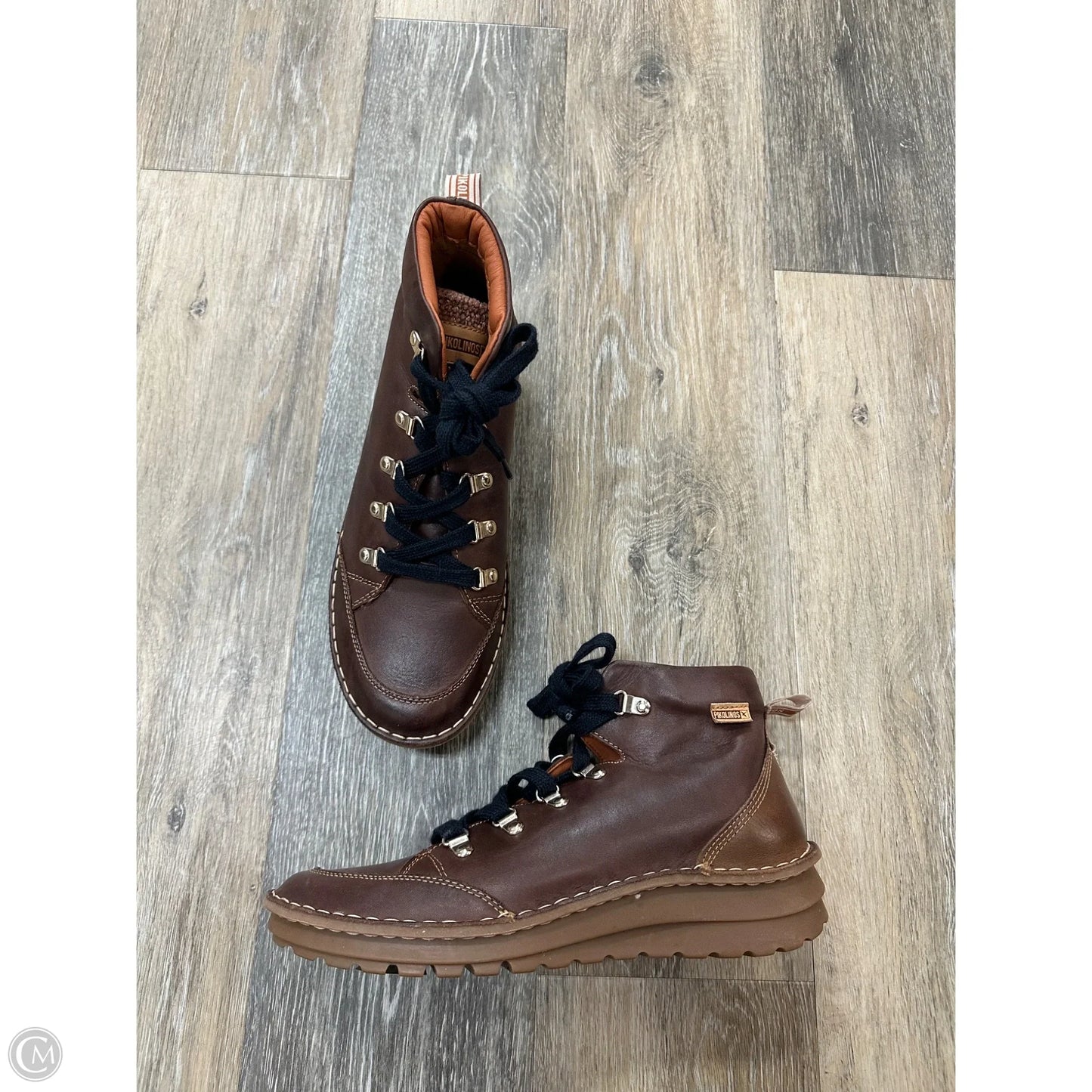 Boots Combat By Pikolinos In Brown, Size: 9