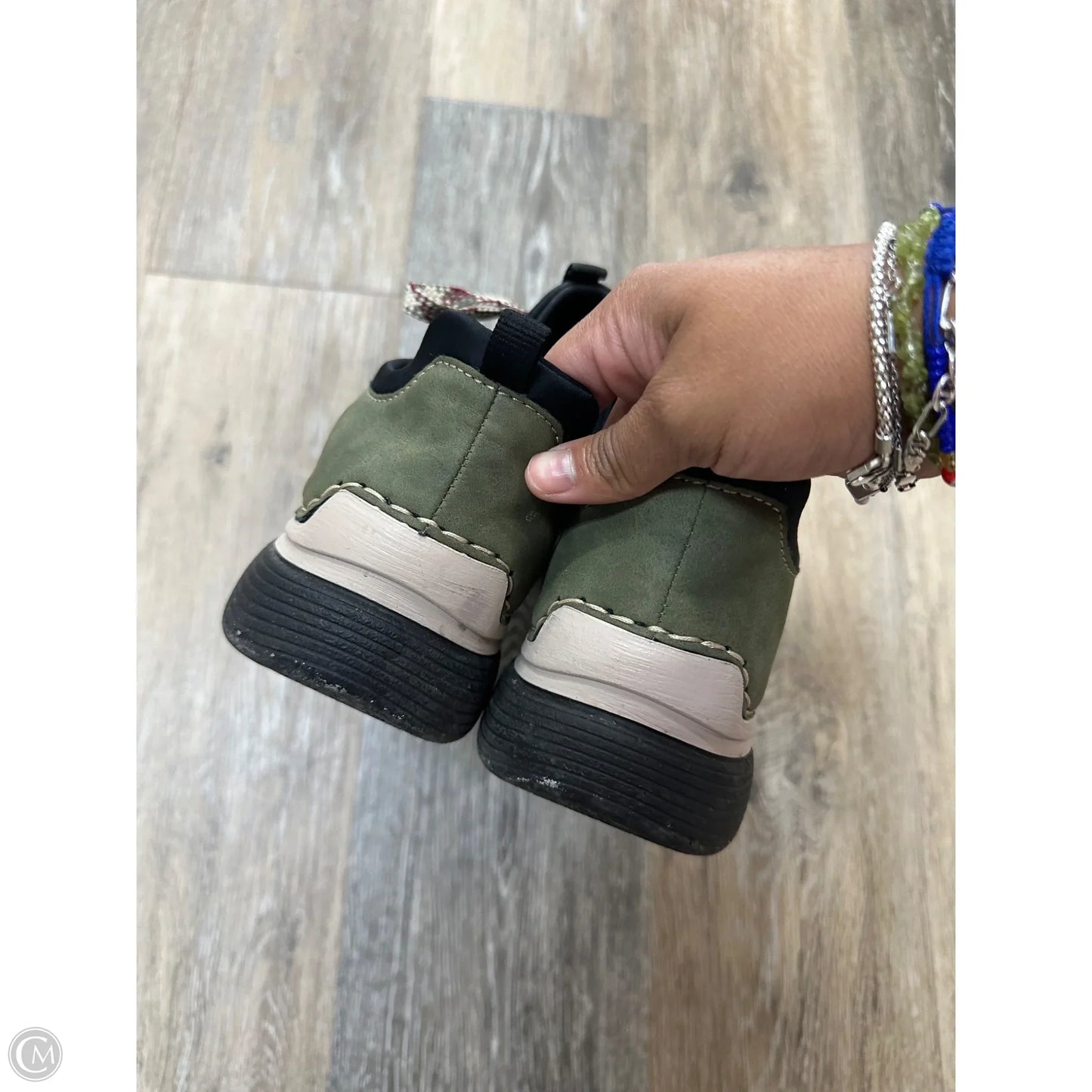 Shoes Athletic By Riekers In Green, Size: 9