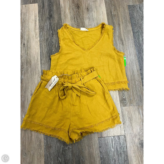 -Shorts Set By New In In Yellow, Size: S