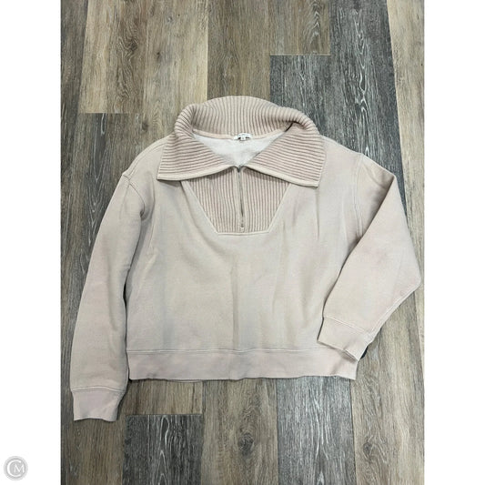 Sweatshirt Collar By Z Supply In Tan, Size: S
