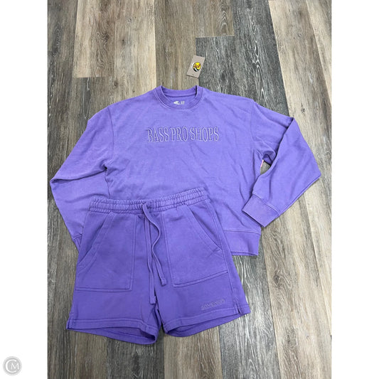 -Shorts Set By Bass Pro In Purple, Size: S