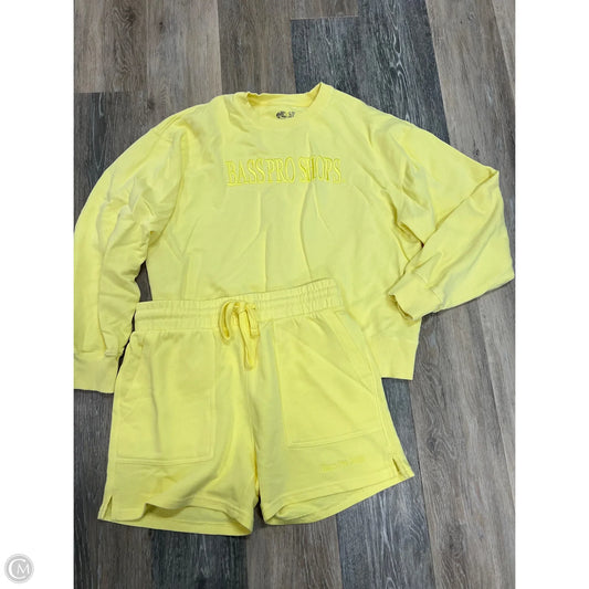 -Shorts Set By Bass Pro In Yellow, Size: S