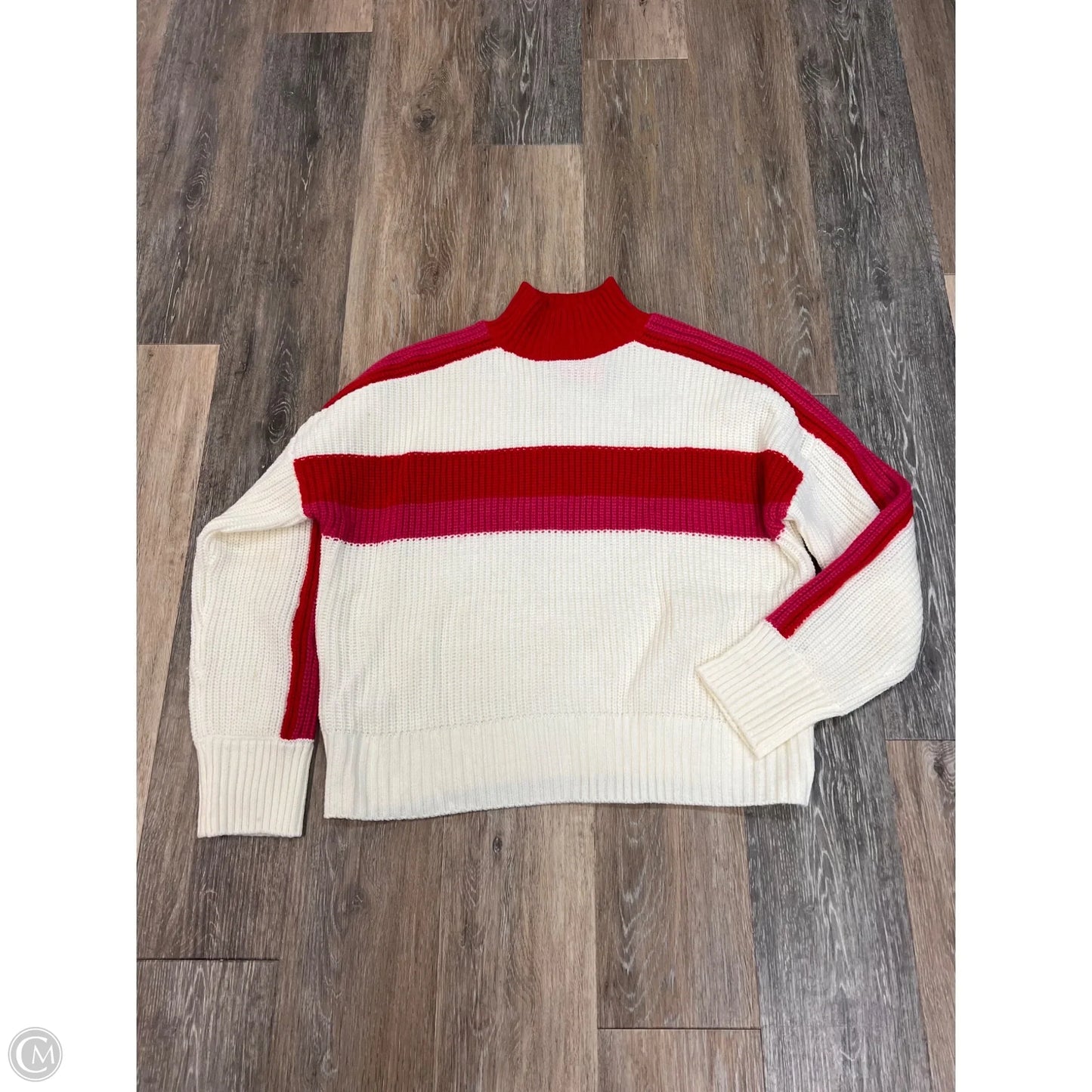 Sweater By Sanctuary In Red & White, Size: M