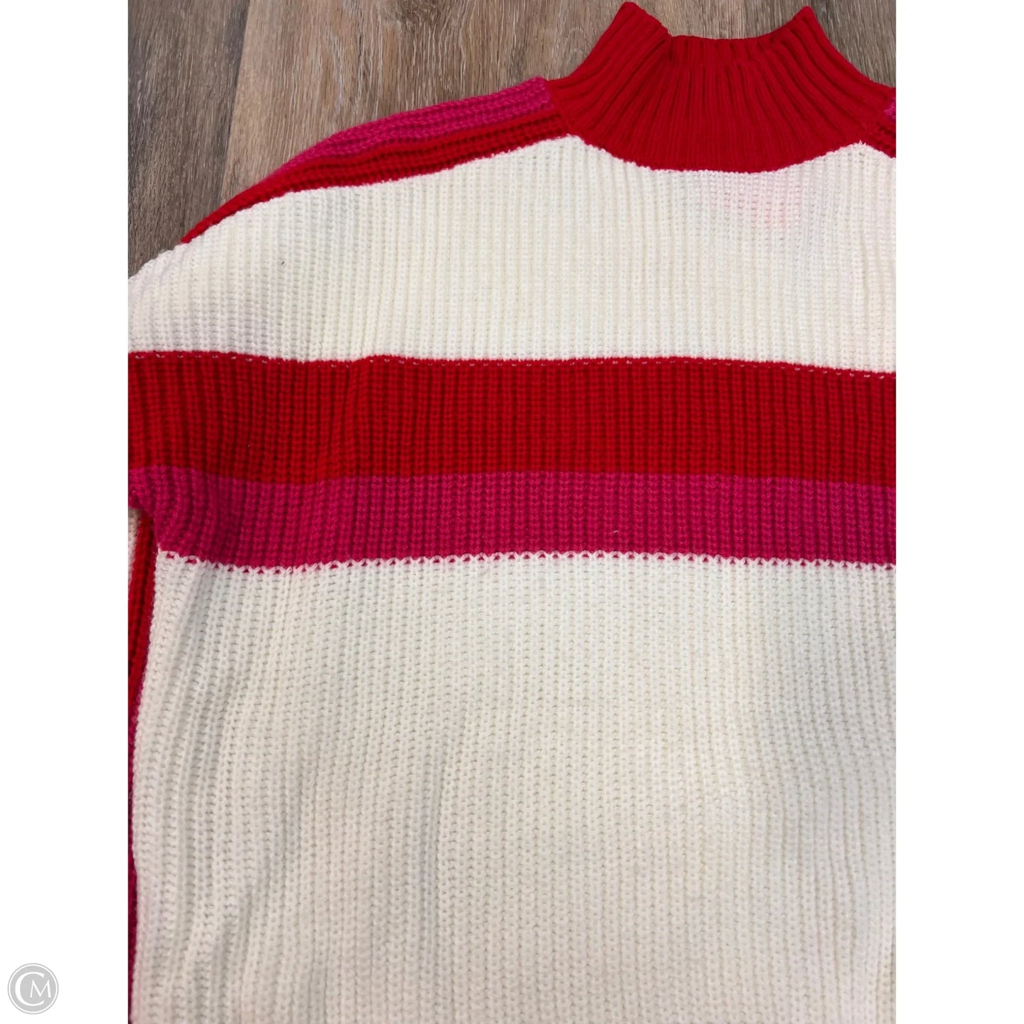 Sweater By Sanctuary In Red & White, Size: M