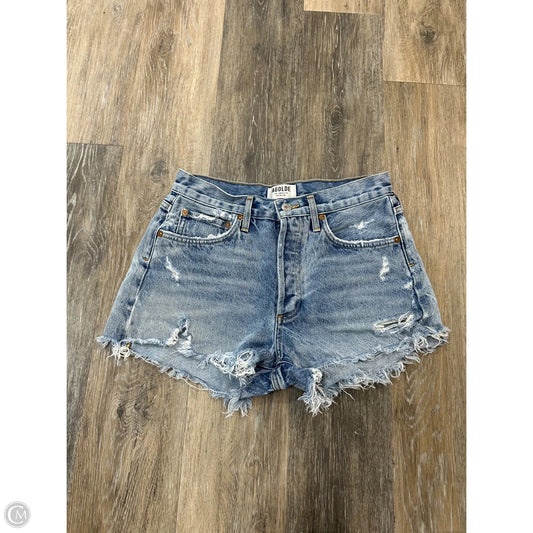 Shorts By Agolde In Blue Denim, Size: 2