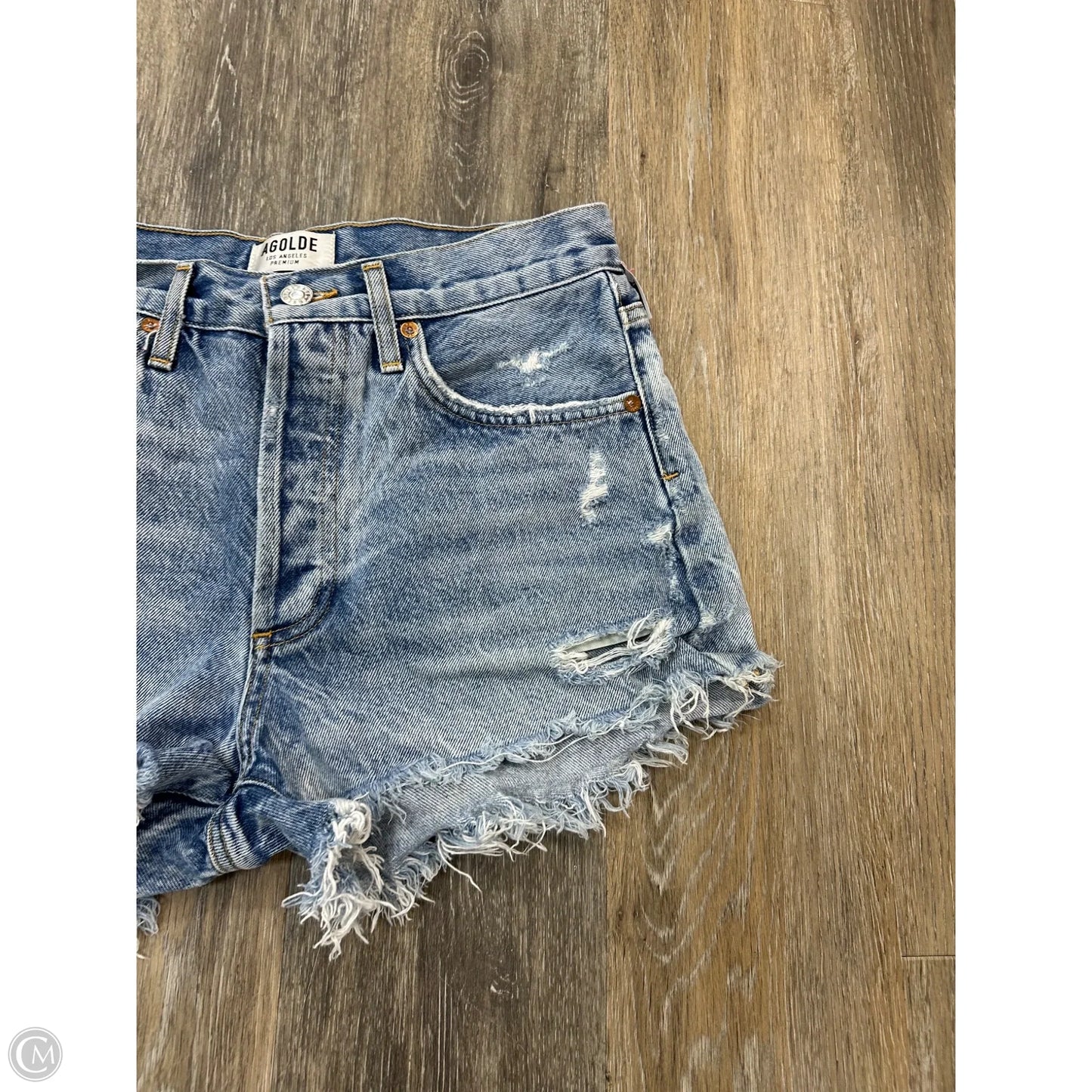 Shorts By Agolde In Blue Denim, Size: 2