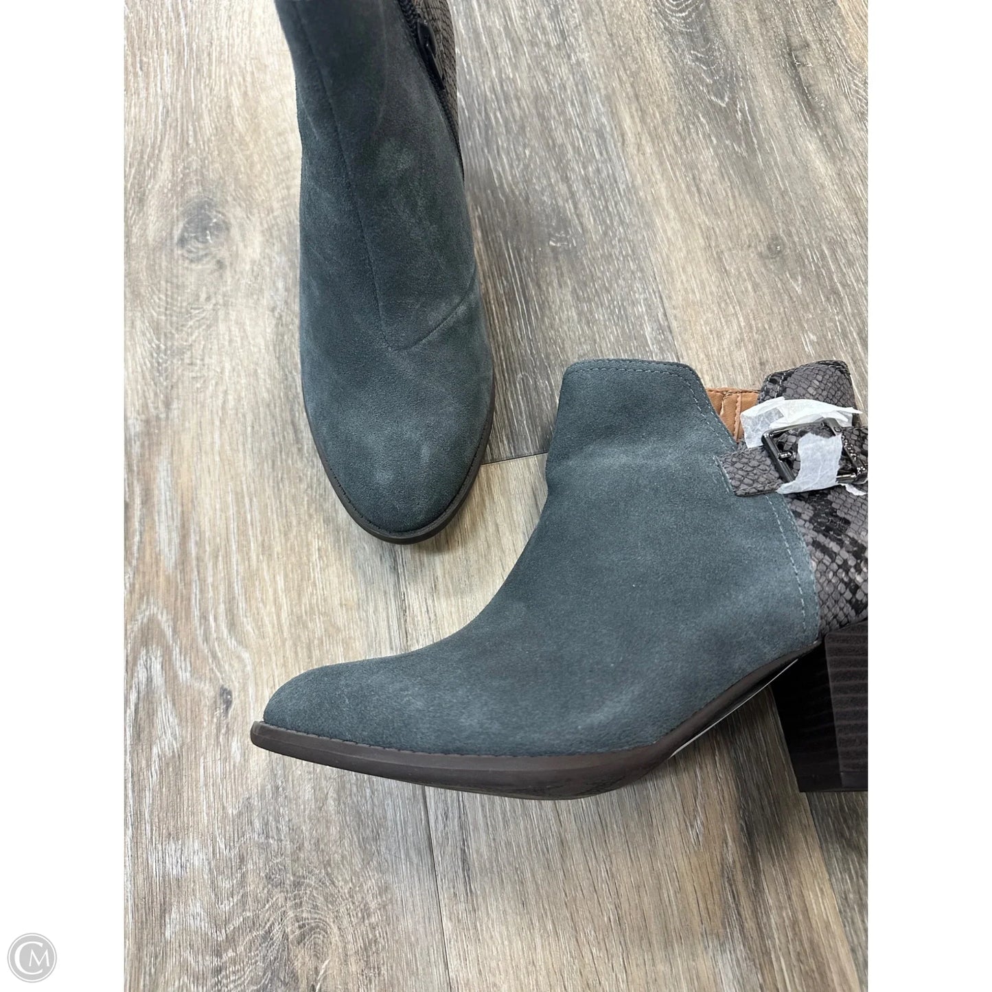 Boots Ankle Heels By Vionic In Animal Print, Size: 8.5
