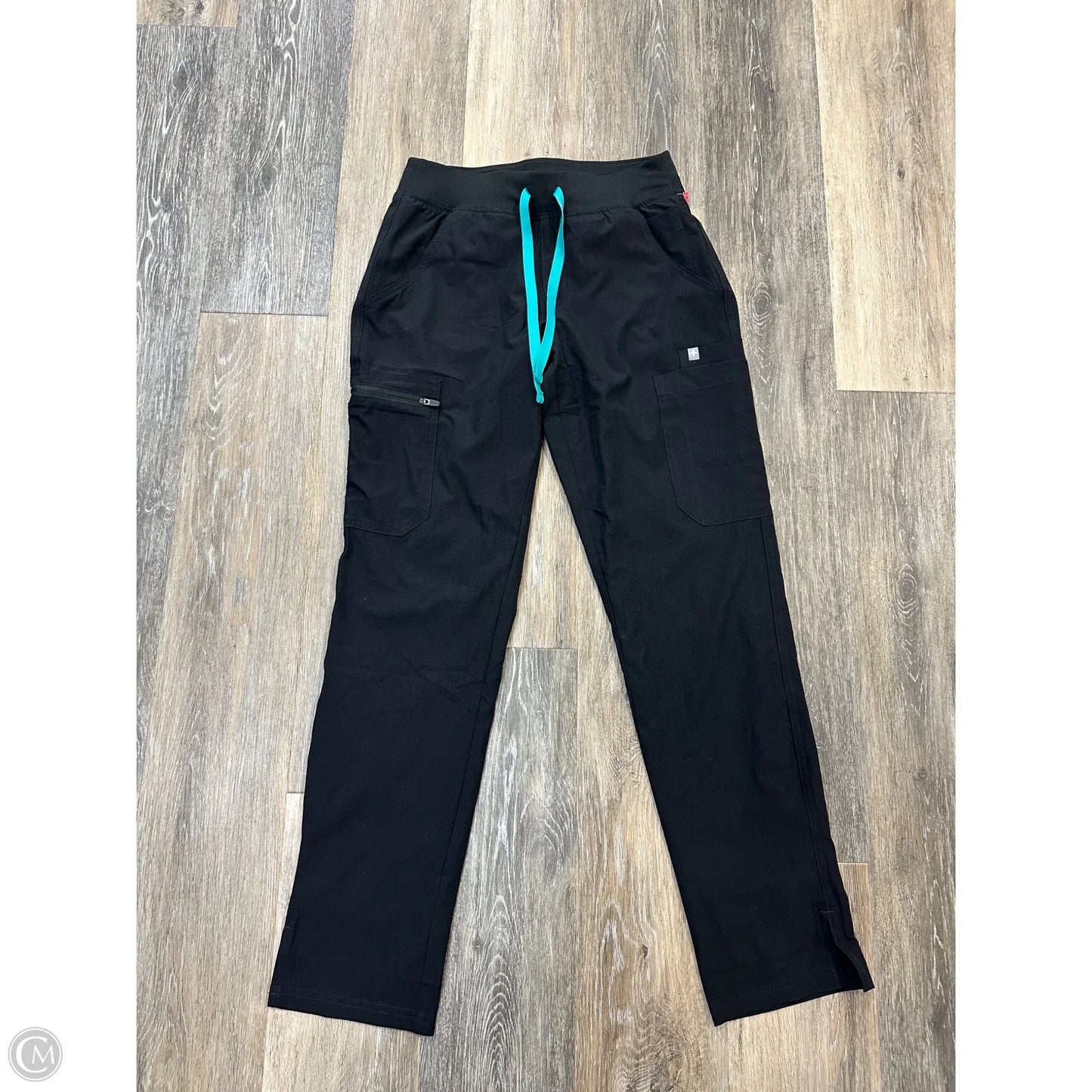 Athletic Pants By Figs In Black, Size: Xs