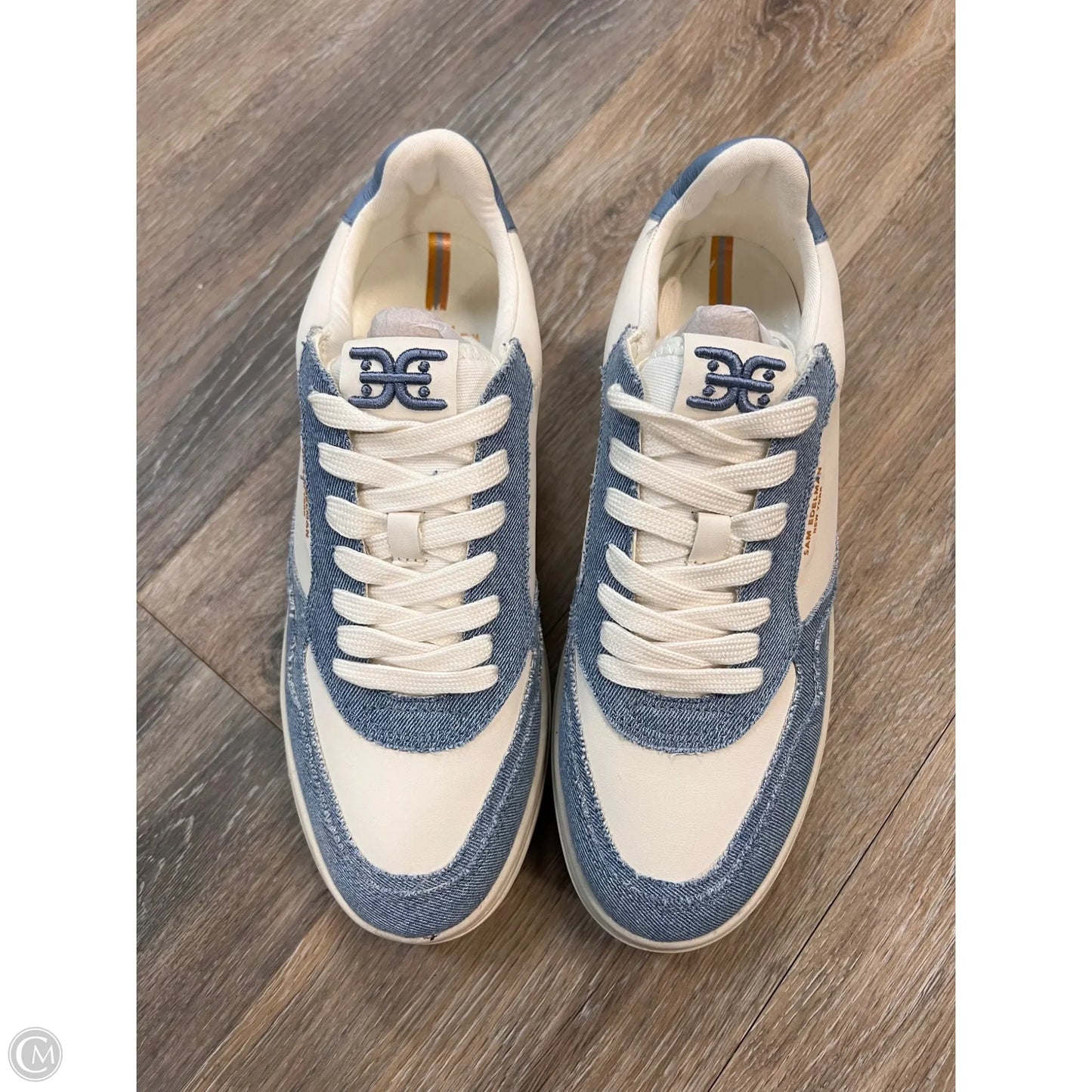 Shoes Sneakers By Sam Edelman In Blue & White, Size: 10.5
