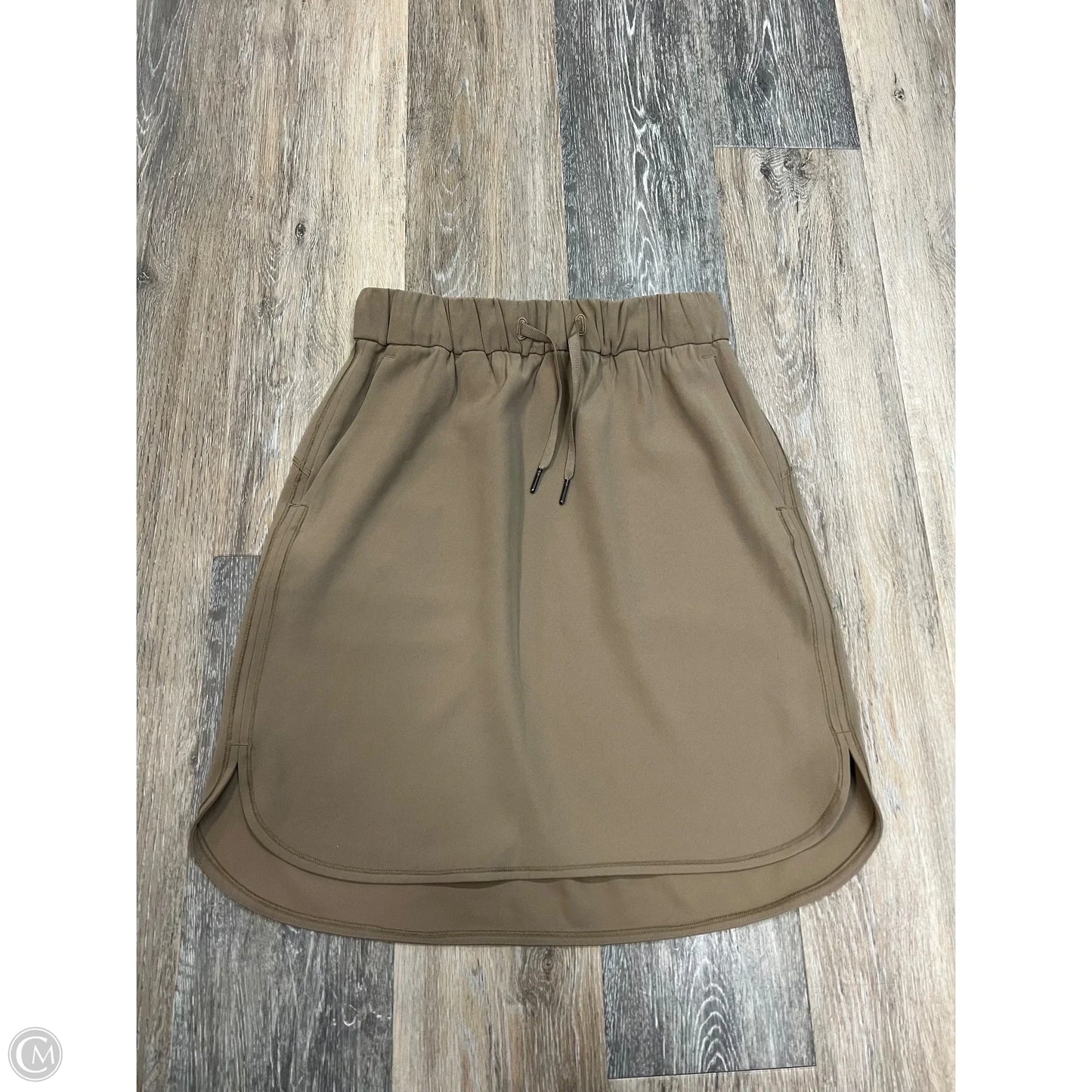 Athletic Skirt By Lululemon In Beige, Size: 6