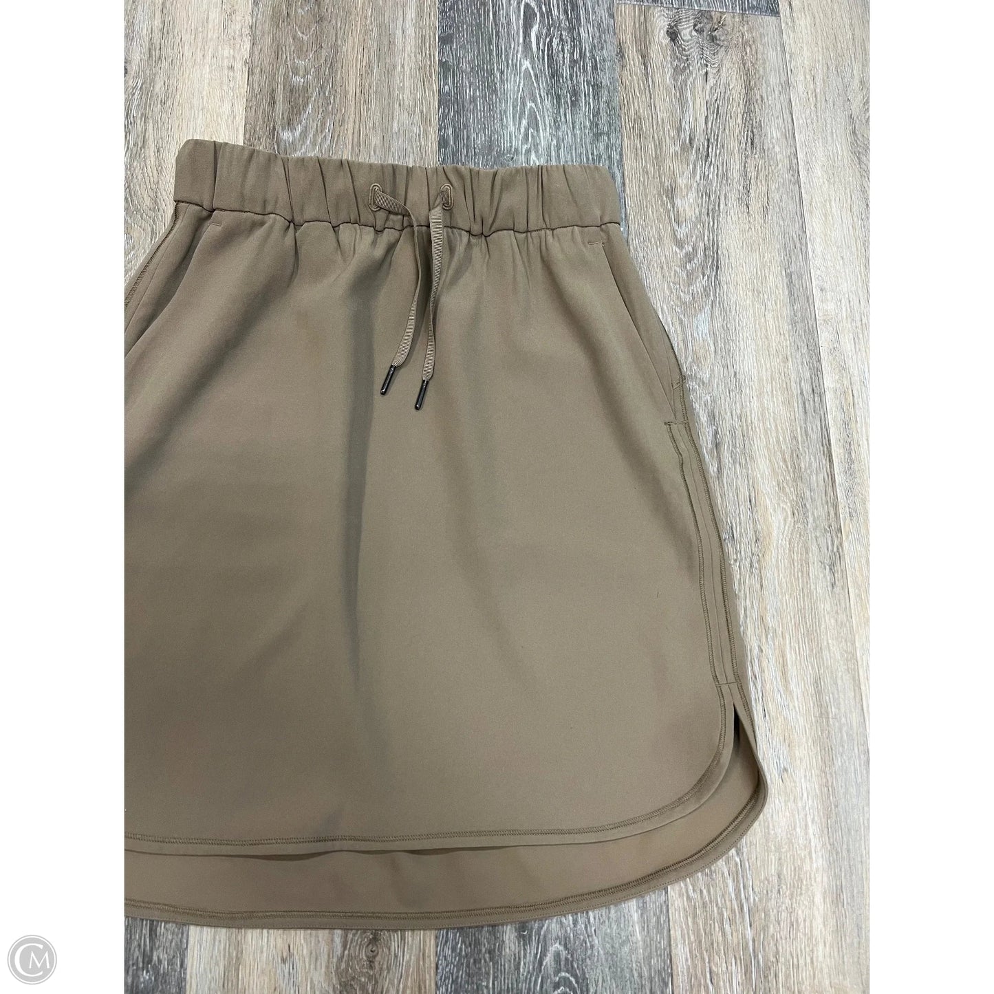 Athletic Skirt By Lululemon In Beige, Size: 6