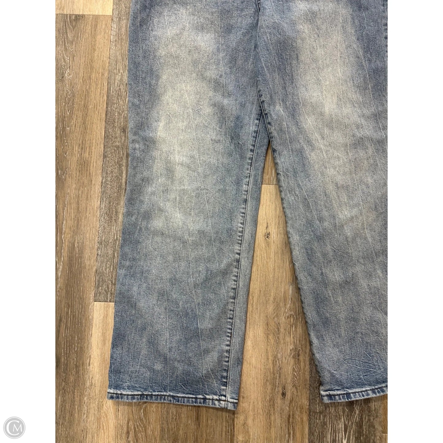 Jeans Wide Leg By Kut In Blue Denim, Size: 16