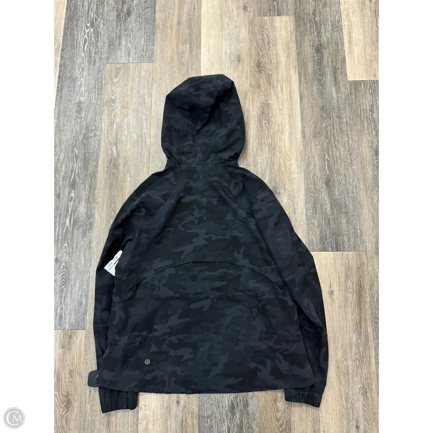 Athletic Jacket By Lululemon In Black, Size: 4
