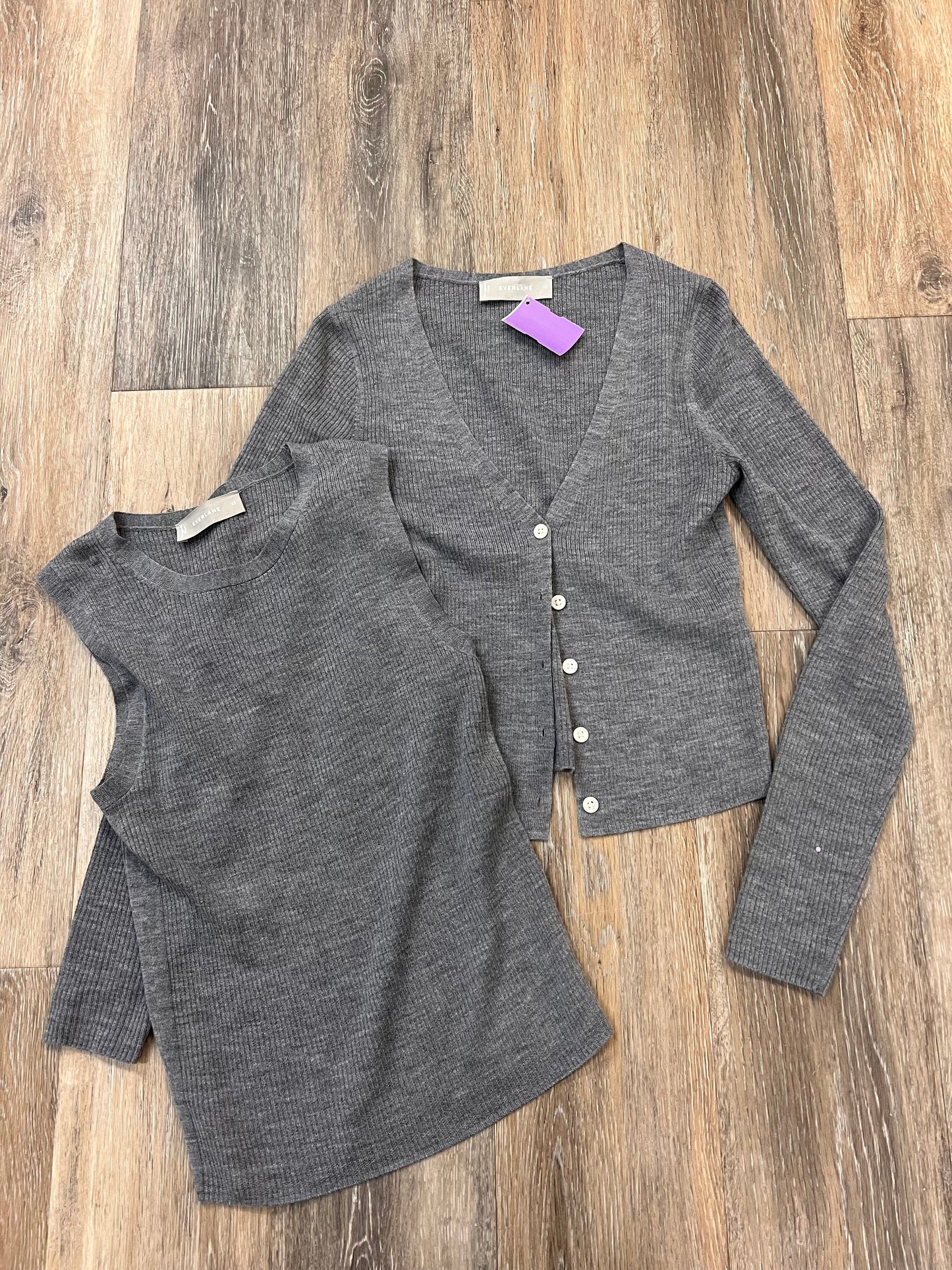 Sweater 2pc By Everlane In Grey, Size: Xs