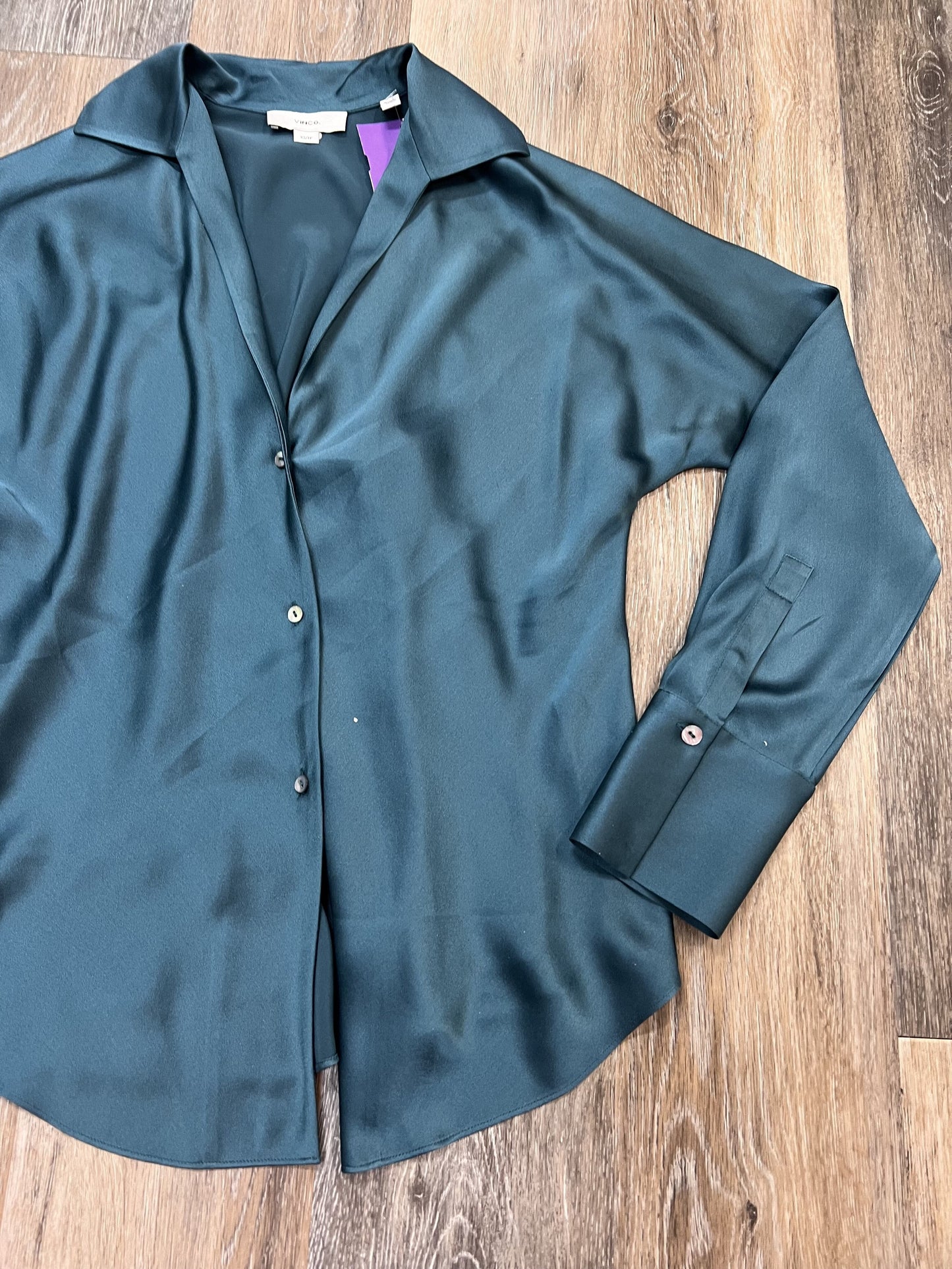 Blouse Long Sleeve By Vince  Size: Xs