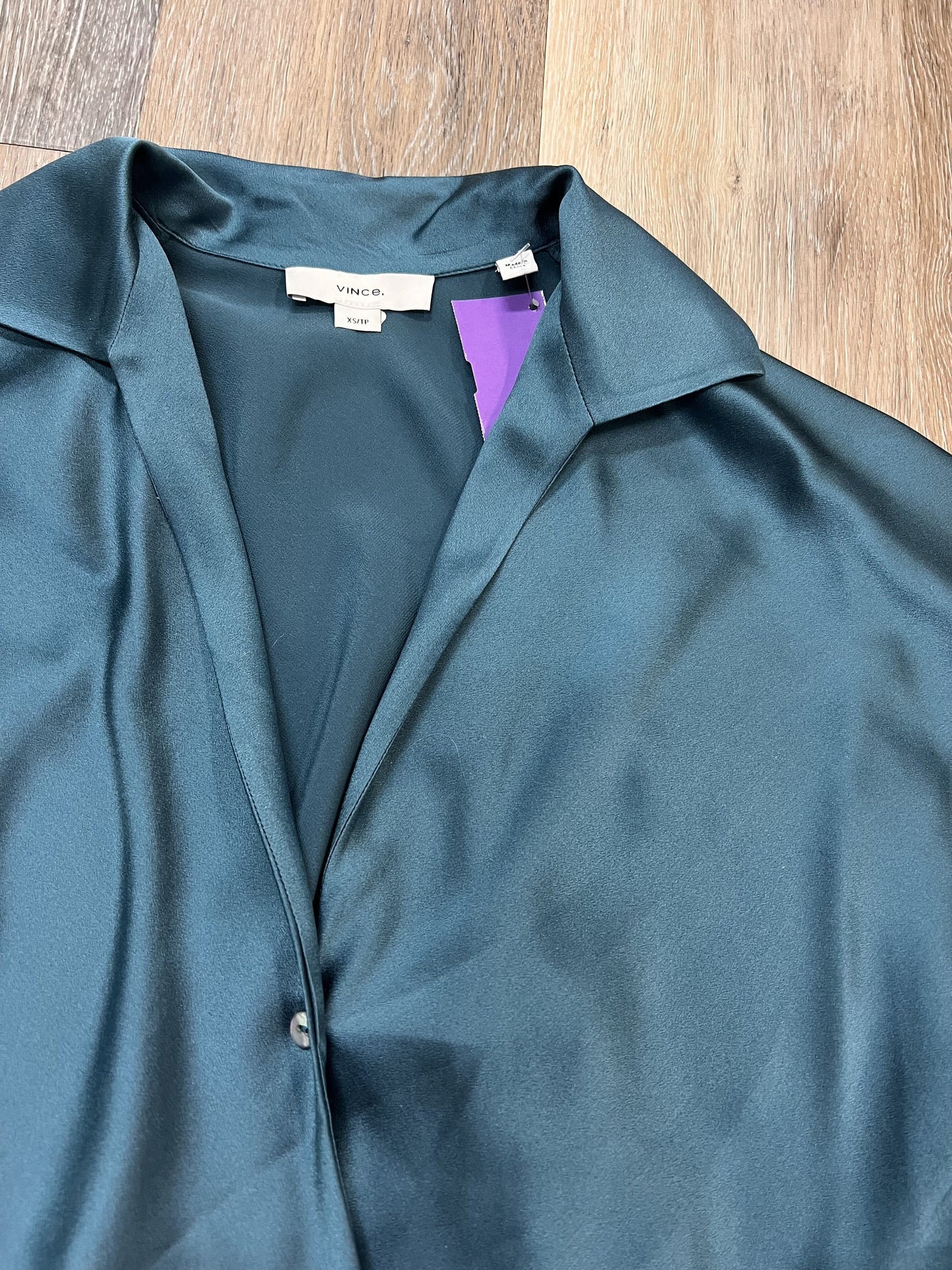 Blouse Long Sleeve By Vince  Size: Xs