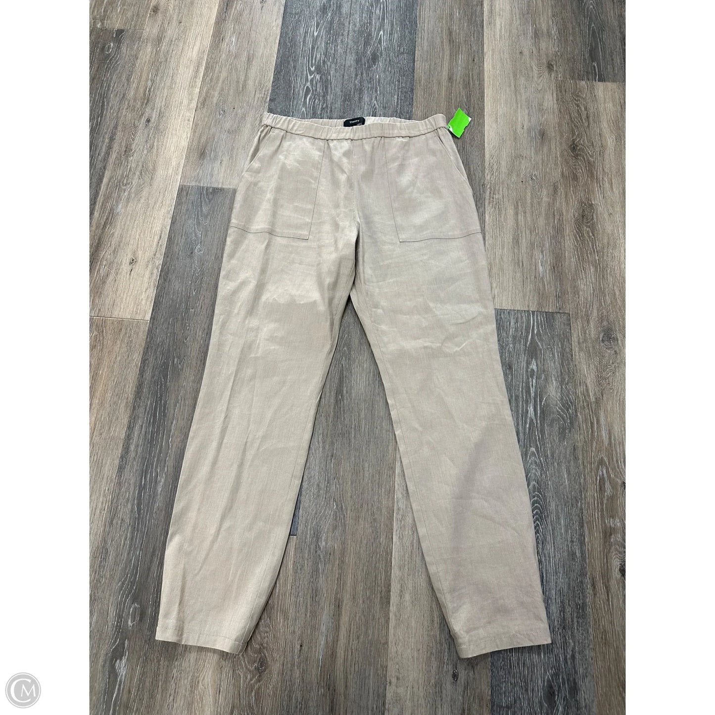 Pants Linen By Theory In Tan, Size: 6