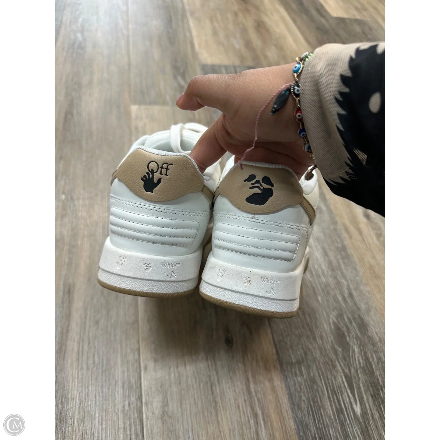 Shoes Luxury Designer By Off-white In White, Size: 6.5
