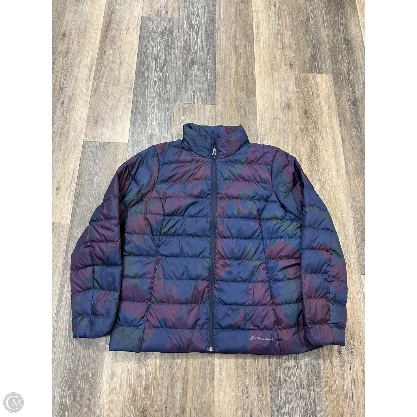 Coat Puffer & Quilted By Eddie Bauer In Purple, Size: Xl