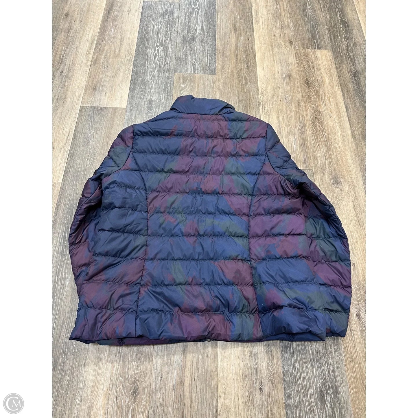 Coat Puffer & Quilted By Eddie Bauer In Purple, Size: Xl
