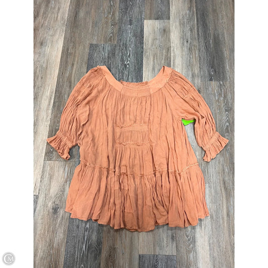 Dress Casual Short By Free People In Peach, Size: Xs