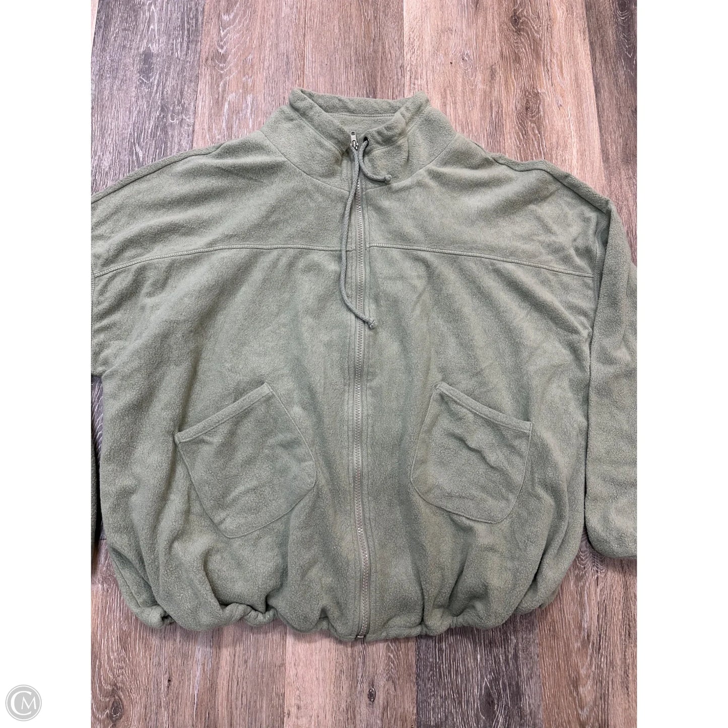 Jacket Fleece By The Nines In Green, Size: 3x