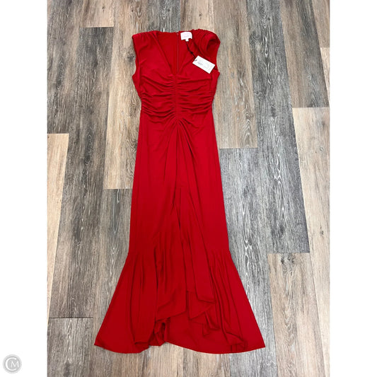 Designer Dress Party Long By Cinq à Sept In Red, Size: 4