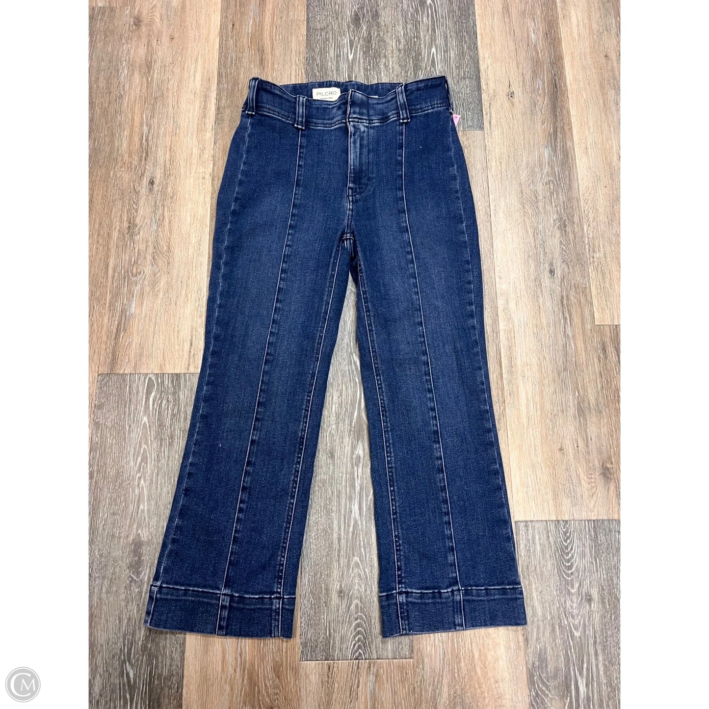 Jeans Cropped By Pilcro In Blue Denim, Size: 4/27