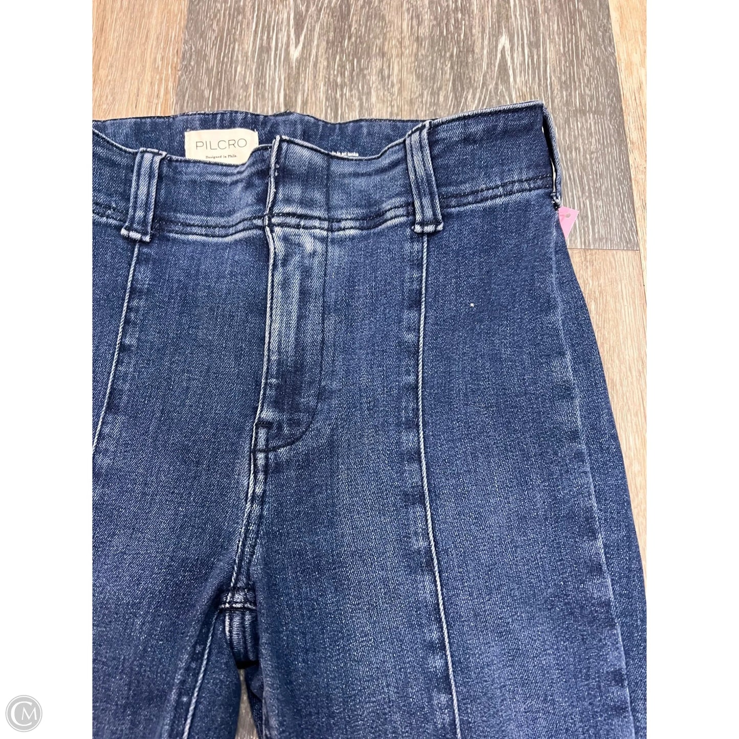 Jeans Cropped By Pilcro In Blue Denim, Size: 4/27