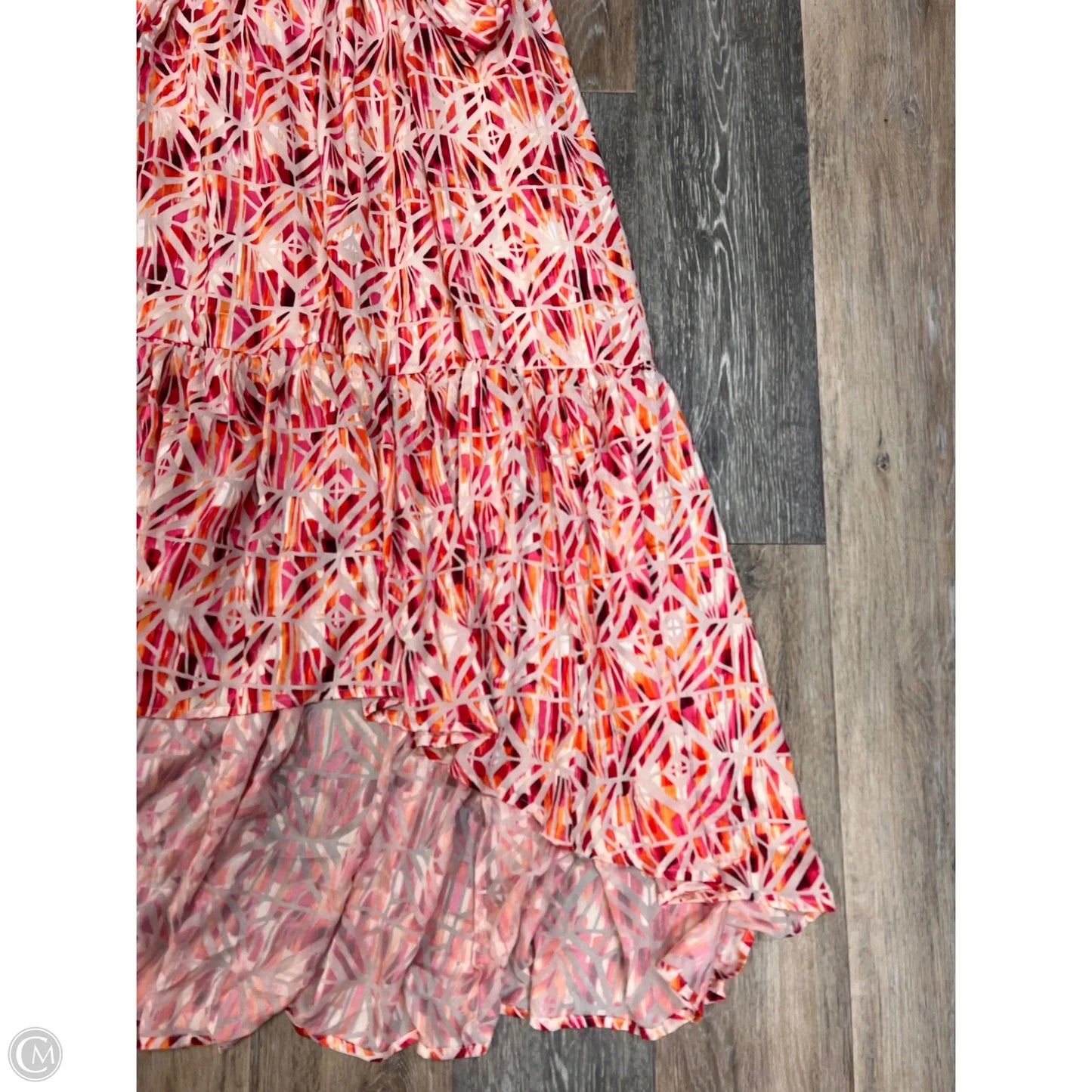 Dress Designer By Ramy Brook In Orange & Pink, Size: S