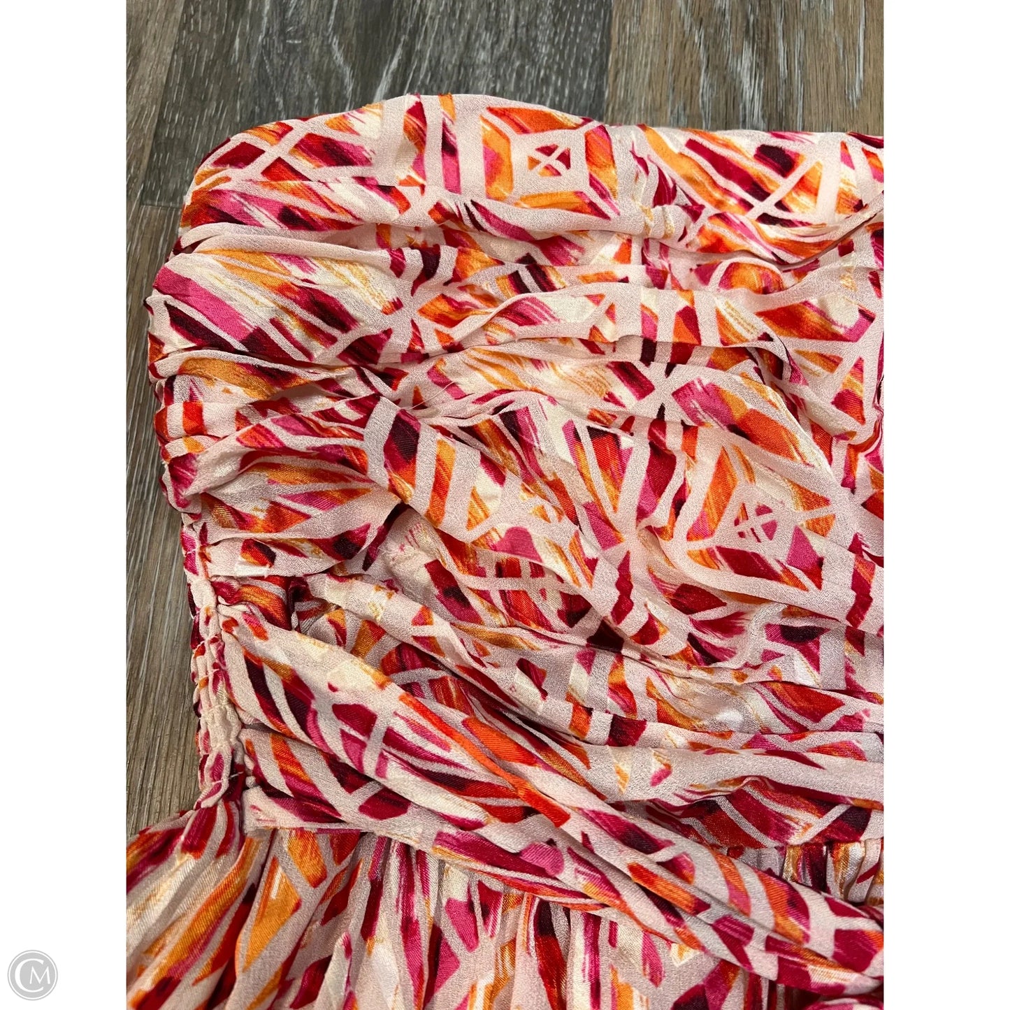 Dress Designer By Ramy Brook In Orange & Pink, Size: S