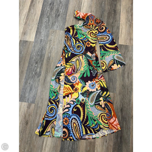 Dress Casual Maxi By Zara In Multi-colored, Size: S