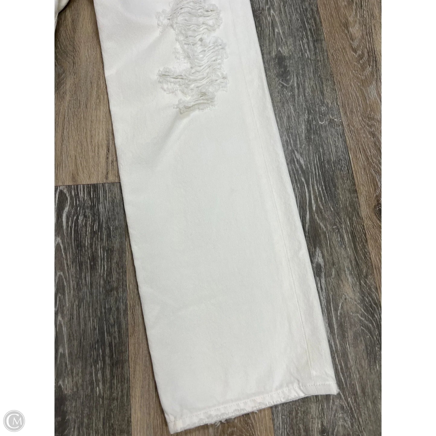 Jeans Straight By Citizens Of Humanity In White Denim, Size: 2/26