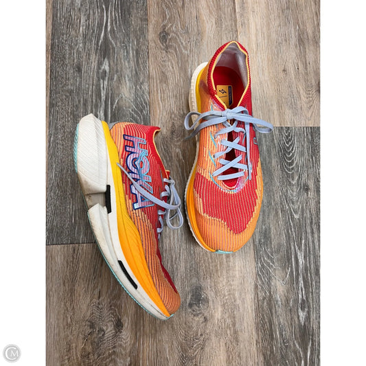 Shoes Athletic By Hoka In Orange, Size: 9