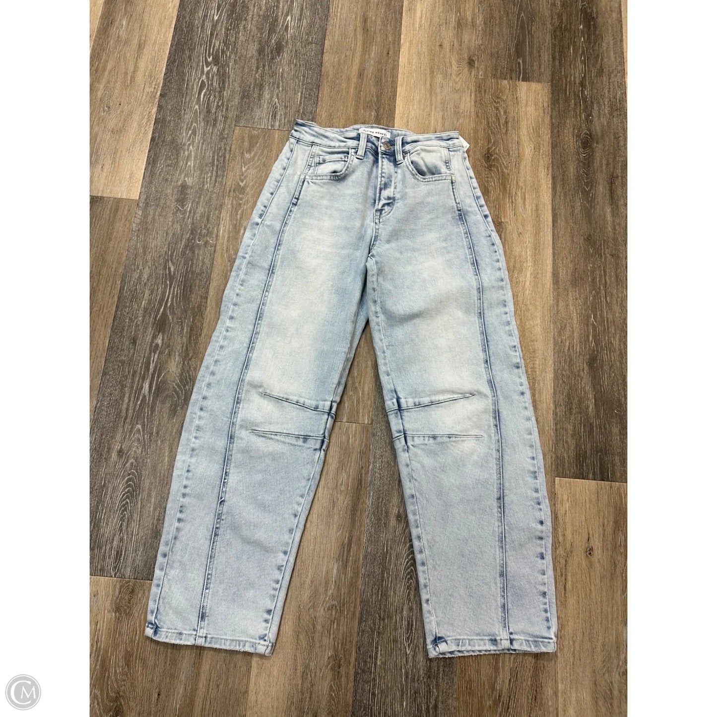 Jeans Wide Leg By Flying Monkey In Blue Denim, Size: 0