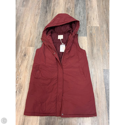 Vest Puffer & Quilted By Thread And Supply In Mauve, Size: M