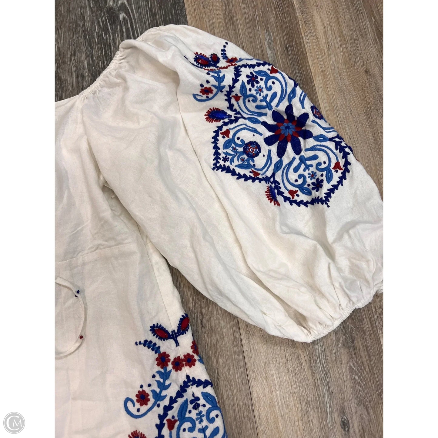 Dress Designer By Farm Rio In White, Size: S